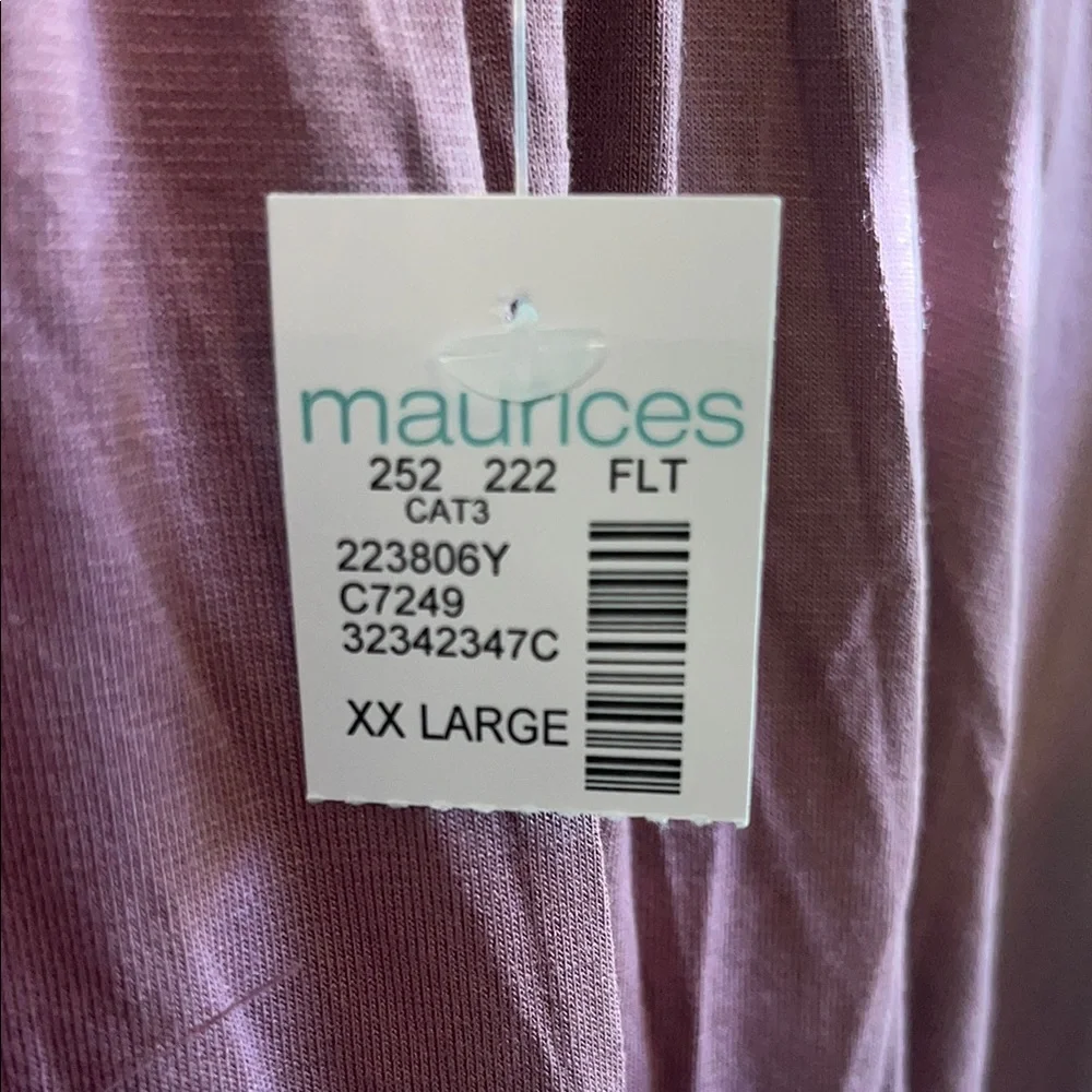 Maurices Red Ruched Blouse - Picture 3 of 3